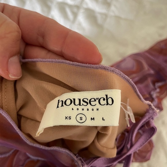 House of CB Dylan swirl laced mini dress - Picture 10 of 13